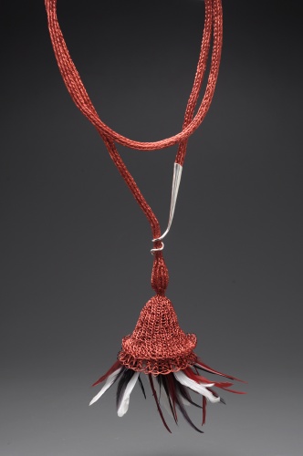 Red Trumpet necklace